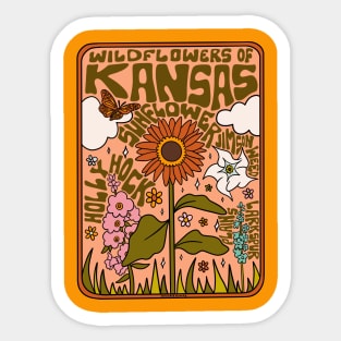 Kansas Wildflowers Sticker